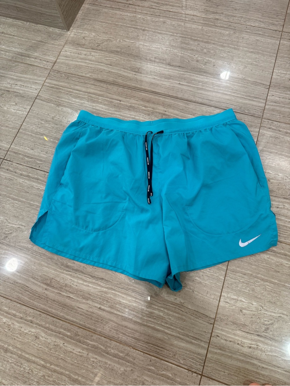 Nike Men's Gray Athletic Running dri fit stride shorts